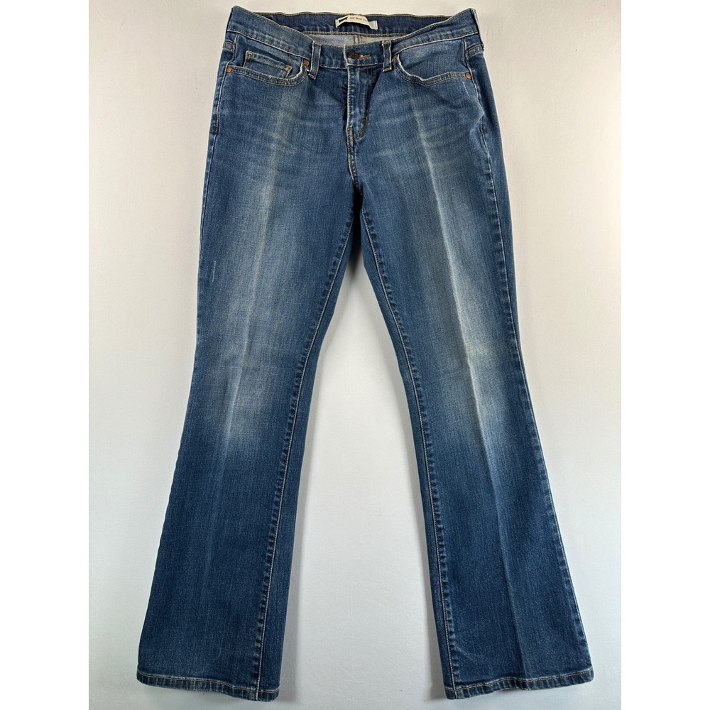 Levi's Women's 515 Boot‎ Cut Jeans Flap Pocket Stretch Denim Sz 10 Cowboy Crease